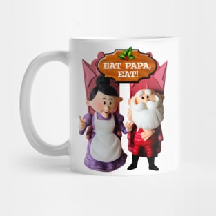 EAT PAPA, EAT! Mrs. Claus and Santa Mug